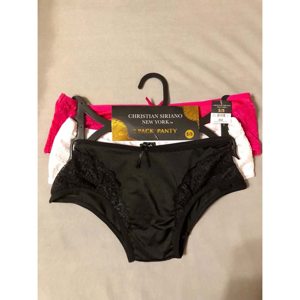 NWT Christian Siriano New York 3 Pack Panty